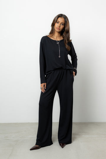 Longsleeve Loren Black Petite