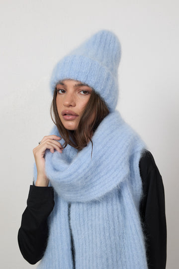 Czapka Nala Mohair Sky Blue