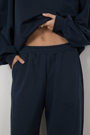 Spodnie Ronis Navy Petite